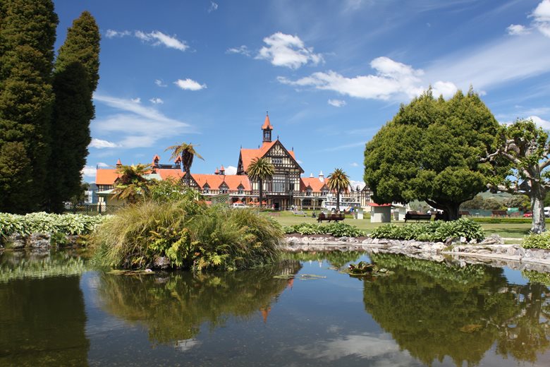 2nd Stop At: Government Gardens, Queens Dr 9 Queens Dr, Rotorua New Zealand